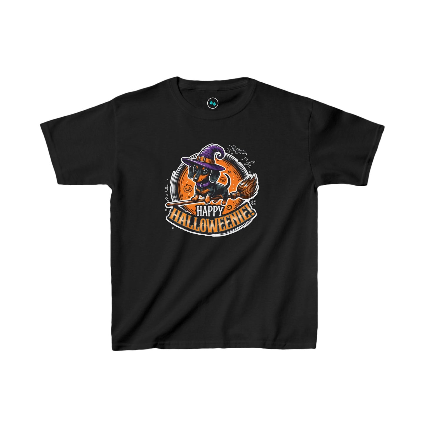 "Happy Halloweenie" - Kids Cotton Tee