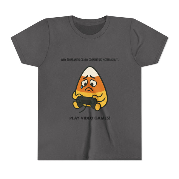 Why so mean to candy corn Gaming Kids Shirt