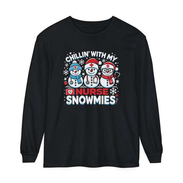 Nurse Snowmies - Long Sleeve Tee Shirt