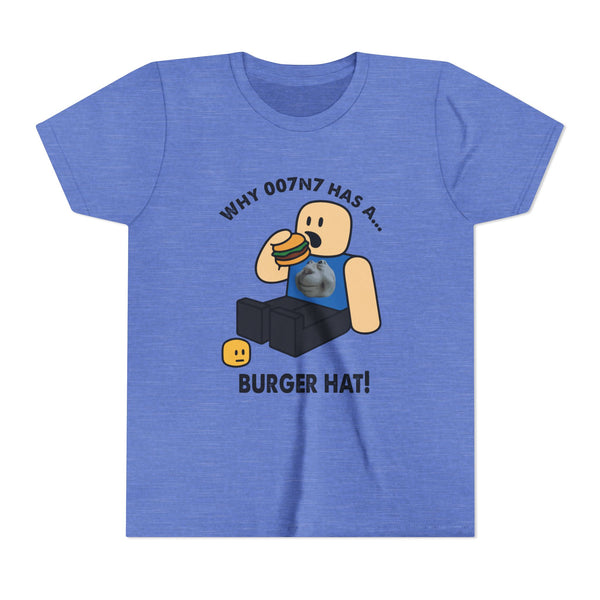 Forsaken - Why 007n7 has a.. Burger hat! Funny Roblox T-Shirt