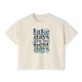 Lake Days Best Days - Womens Boxy Tee