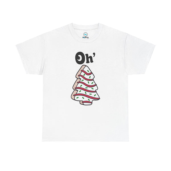 Oh' Christmas Tree - Unisex Heavy Cotton Tee