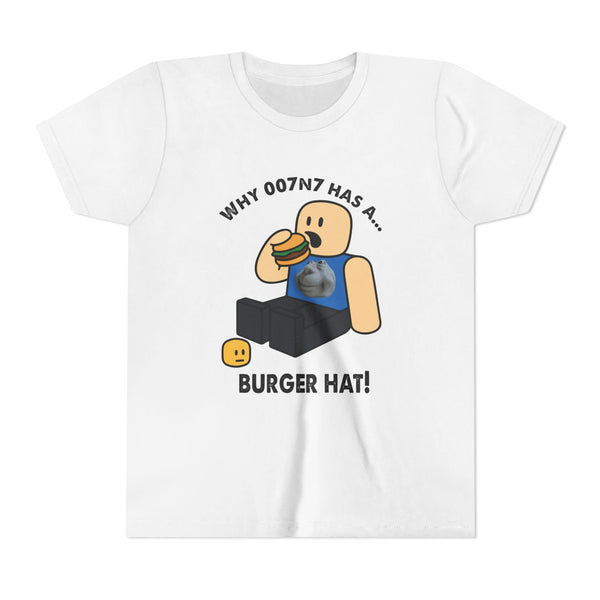 Forsaken - Why 007n7 has a.. Burger hat! Funny Roblox T-Shirt