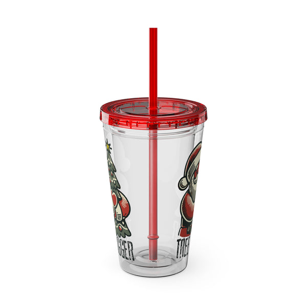 Tree Hugger - Sunsplash 16oz Tumbler with Straw