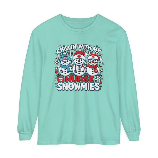 Nurse Snowmies - Long Sleeve Tee Shirt