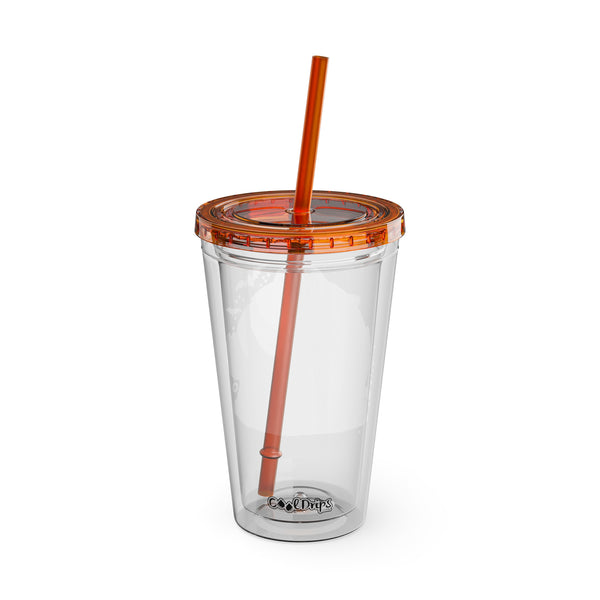 "Happy Halloweenie" - Tumbler with Straw