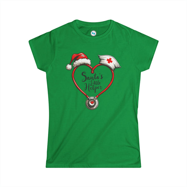 Santa's Little Helper - Women's Softstyle Tee