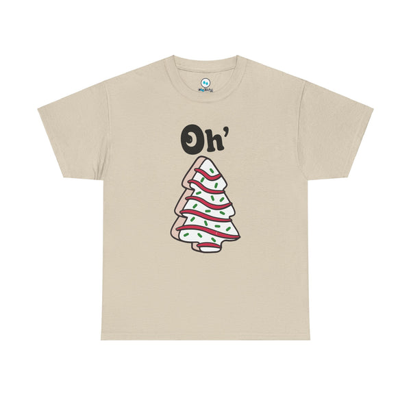 Oh' Christmas Tree - Unisex Heavy Cotton Tee