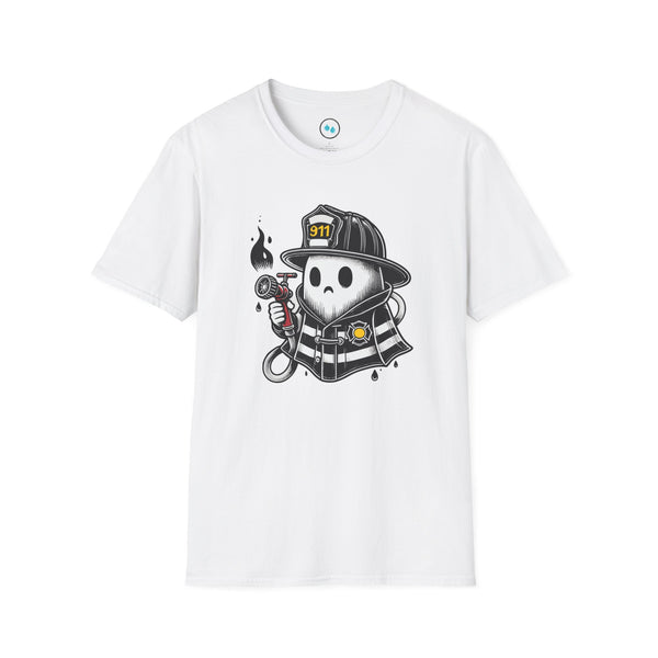 "Firefighter Boo" -  Softstyle T-Shirt