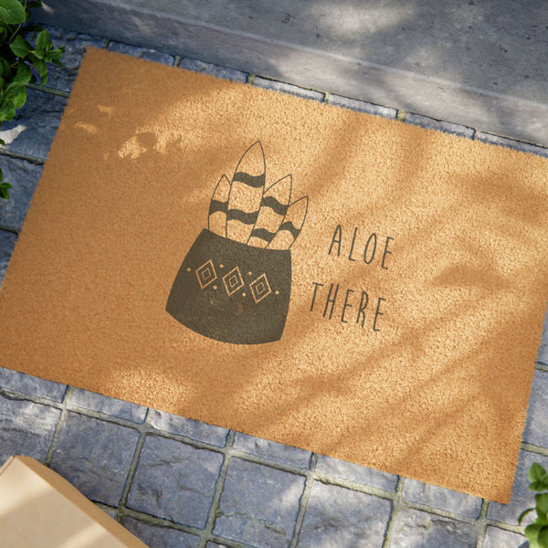 "Aloe There" Doormat