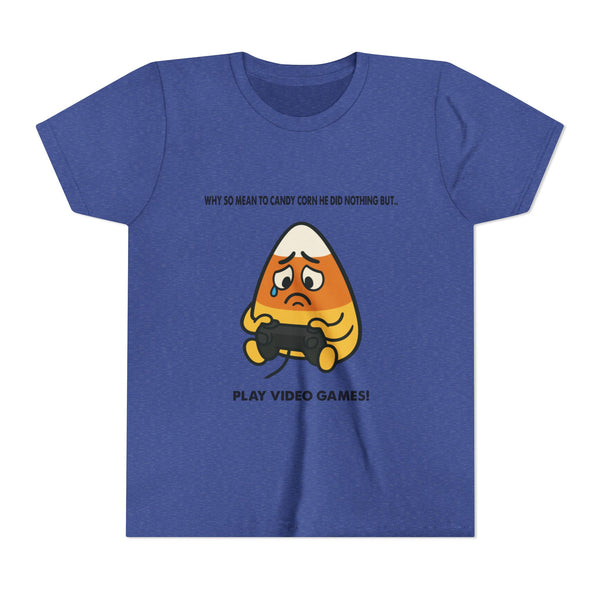 Why so mean to candy corn Gaming Kids Shirt