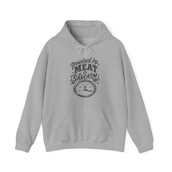 Powered by Meat & Sarcasm - Hoodie