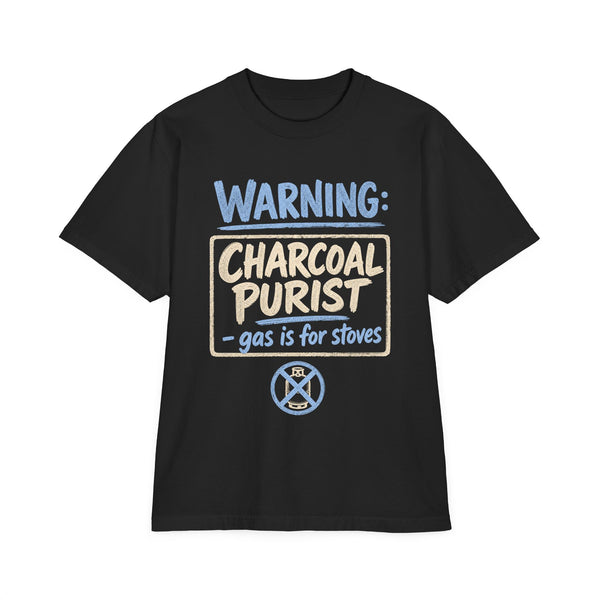 Charcoal Purist - Oversized Heavyweight Tee