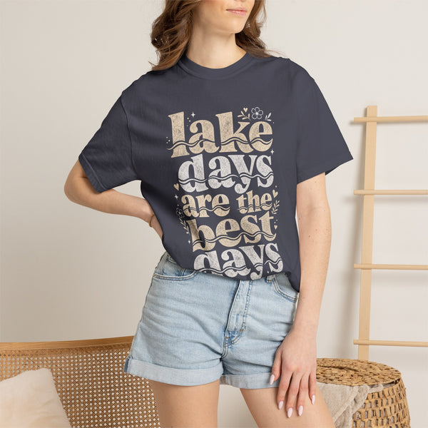 Lake Days Best Days - Comfort Colors Tee