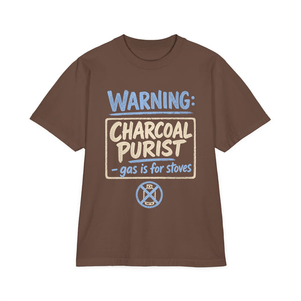 Charcoal Purist - Oversized Heavyweight Tee