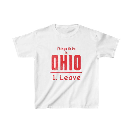 Things To Do In Ohio - Kids Tee