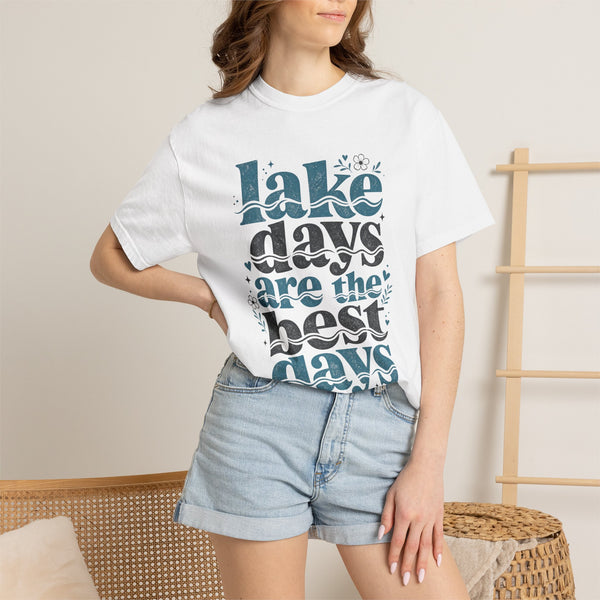 Lake Days Best Days - Comfort Colors Tee