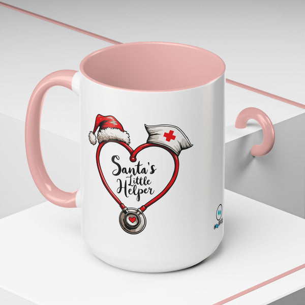 Santa's Little Helper - Coffee Mug - 11oz & 15oz | Holiday Gift for Nurses