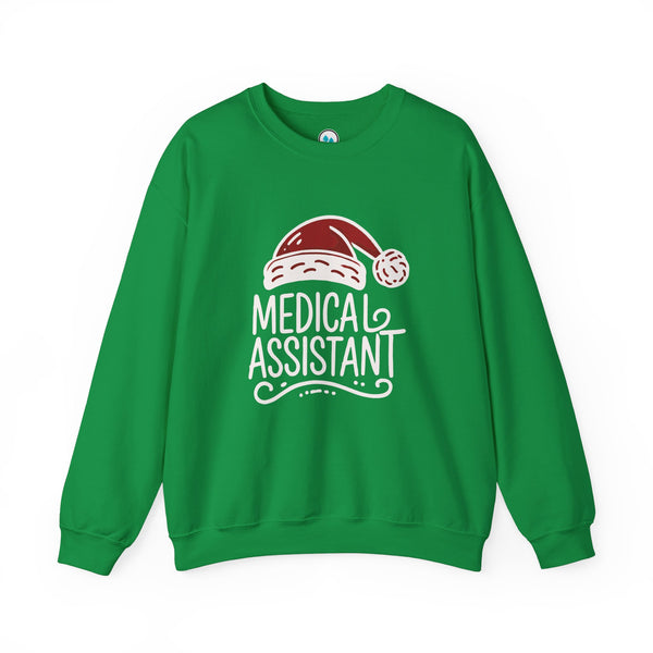 Medical Assistant Santa - Crew Neck Sweatshirt