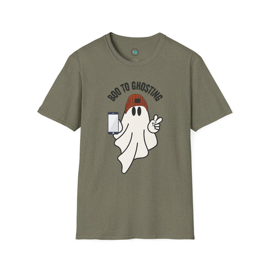 Boo To Ghosting -  Softstyle T-Shirt