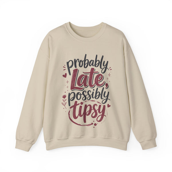 Probably Late Possibly Tipsy - Sweatshirt