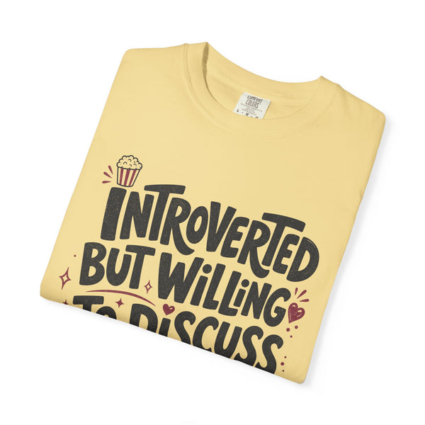 Willing to Discuss Snacks - Comfort Colors Tee