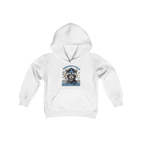 "Somebody's Feral Baseball Kid" - Kids Hoodie