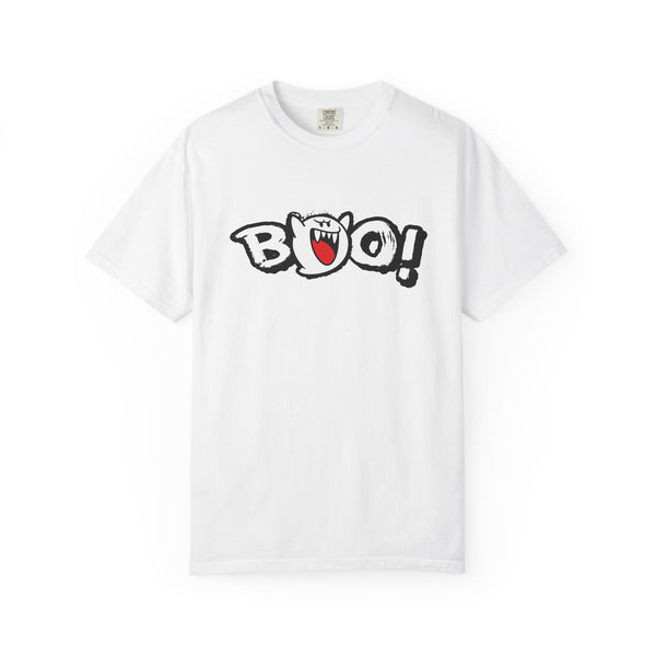 Boo! Fun Unisex Garment-Dyed T-Shirt for Halloween
