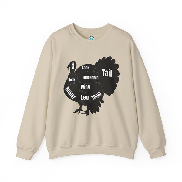 Turkey Parts - Crewneck Sweatshirt