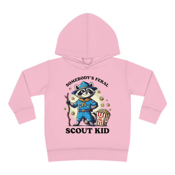 Somebody's Feral Scout Kid - Toddler Fleece Pullover Hoodie