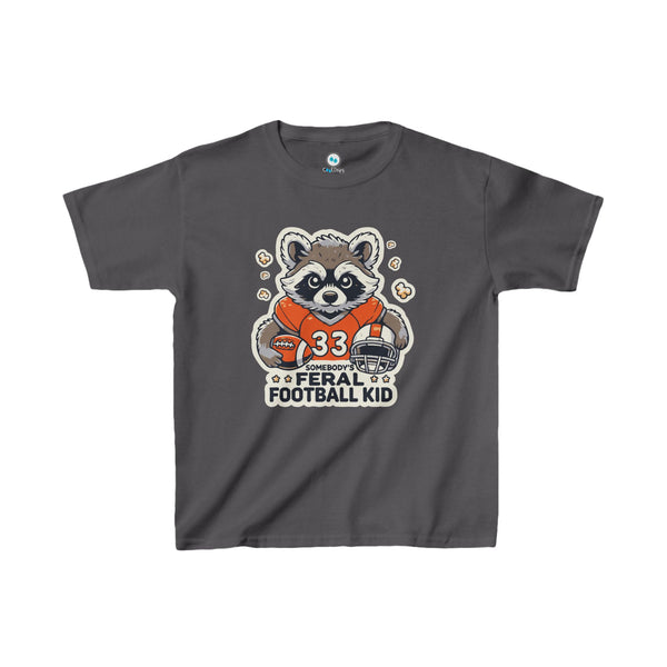 Somebody's Feral Football Kid - Kids Tee