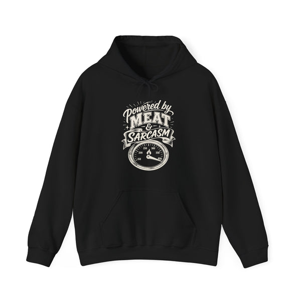 Powered by Meat & Sarcasm - Hoodie