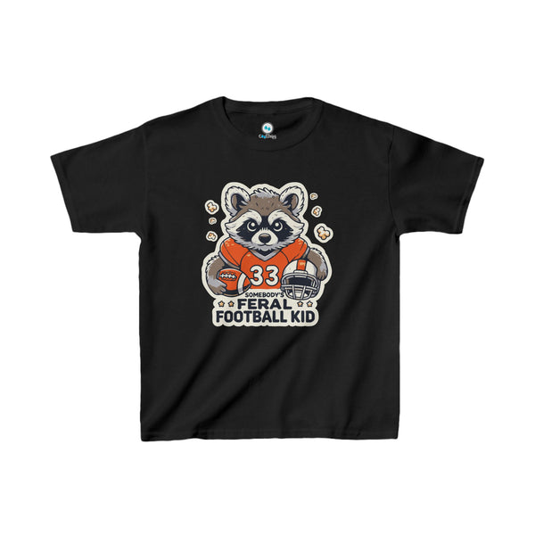 Somebody's Feral Football Kid - Kids Tee