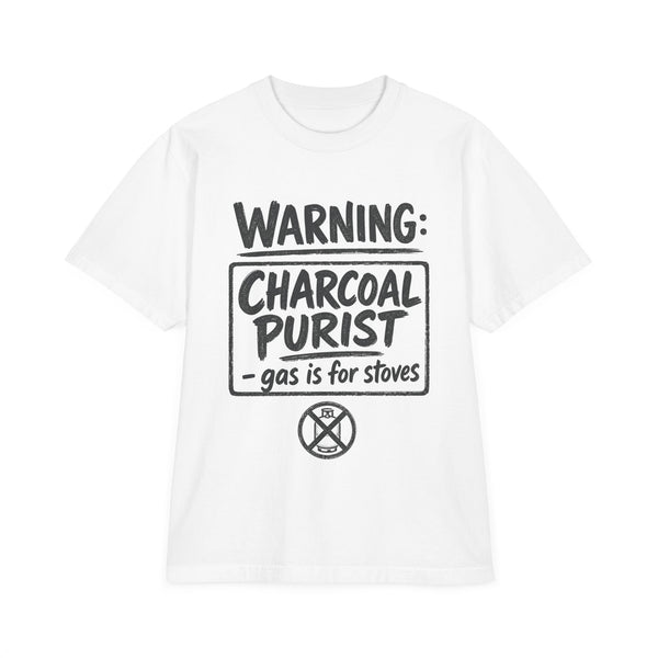 Charcoal Purist - Oversized Heavyweight Tee