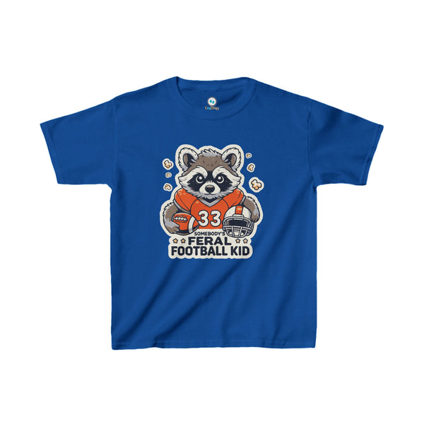 Somebody's Feral Football Kid - Kids Tee