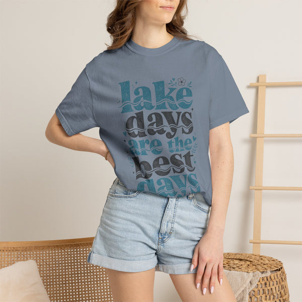 Lake Days Best Days - Comfort Colors Tee
