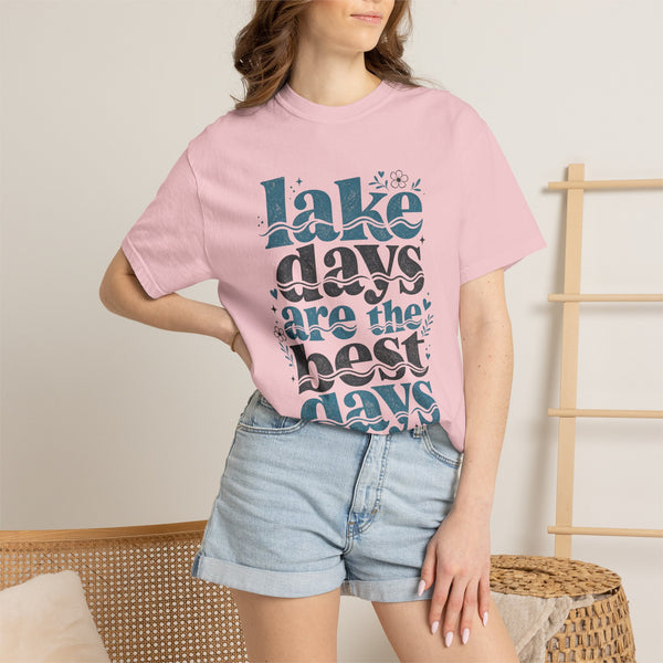 Lake Days Best Days - Comfort Colors Tee