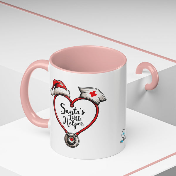 Santa's Little Helper - Coffee Mug - 11oz & 15oz | Holiday Gift for Nurses