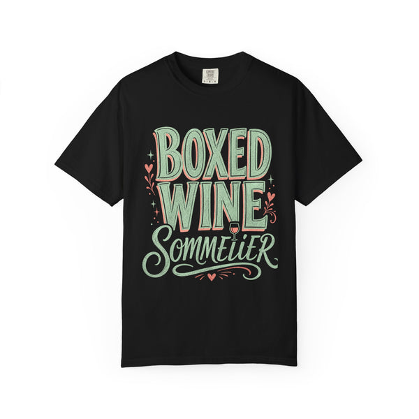 Boxed Wine Sommelier - Comfort Colors Tee