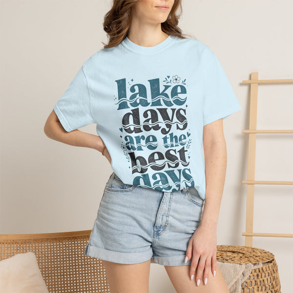 Lake Days Best Days - Comfort Colors Tee