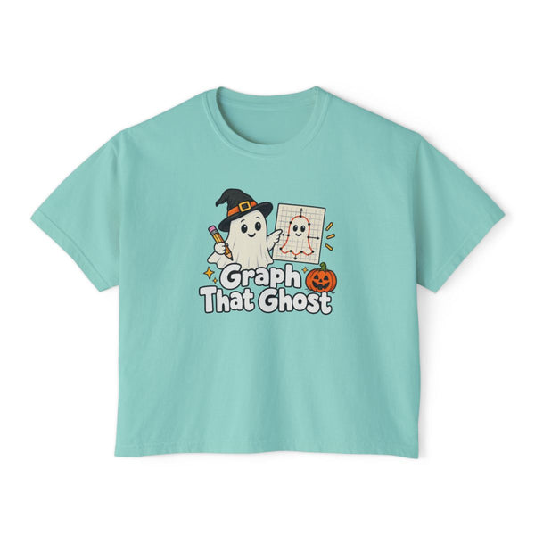 Graph That Ghost - Womens Boxy Tee