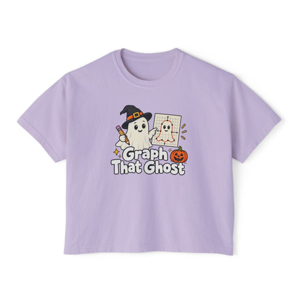 Graph That Ghost - Womens Boxy Tee