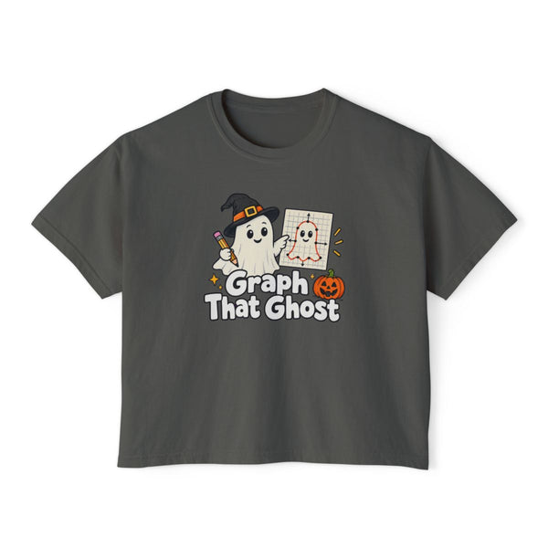 Graph That Ghost - Womens Boxy Tee