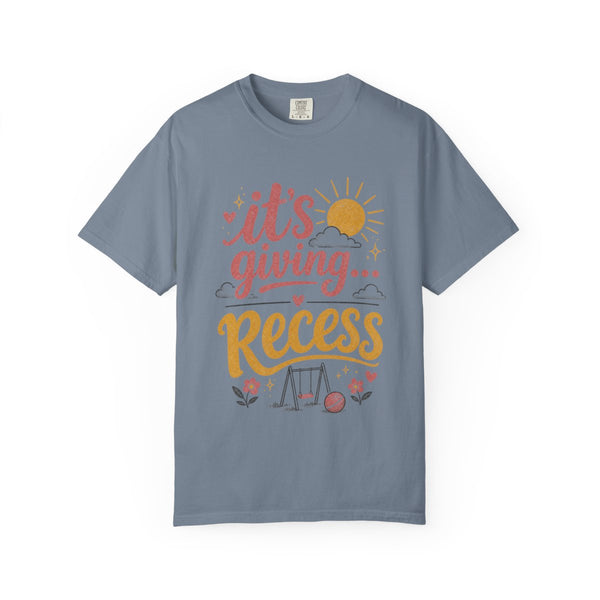 It's Giving Recess - Comfort Colors Tee