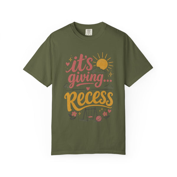 It's Giving Recess - Comfort Colors Tee