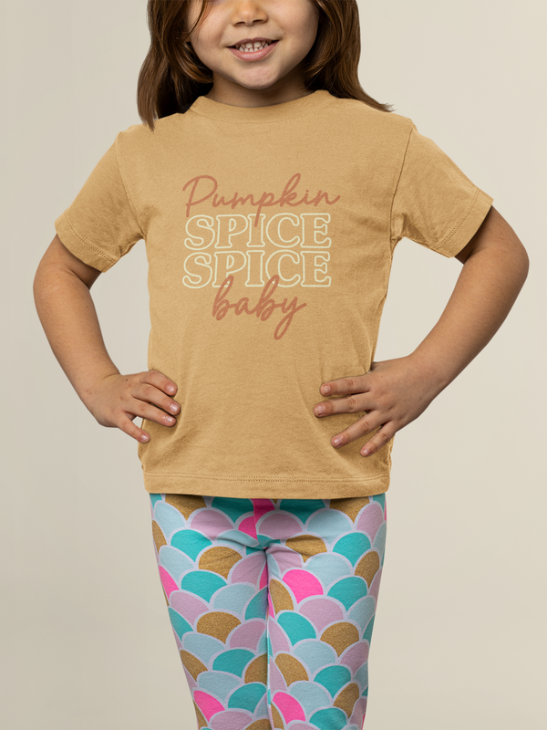 "Pumpkin Spice Spice Baby" Kids Tee