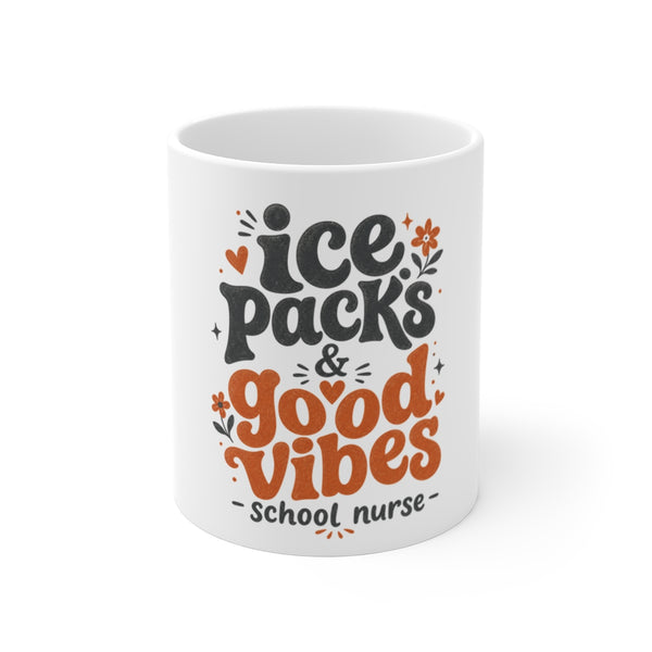 School Nurse Ice Packs - Mug