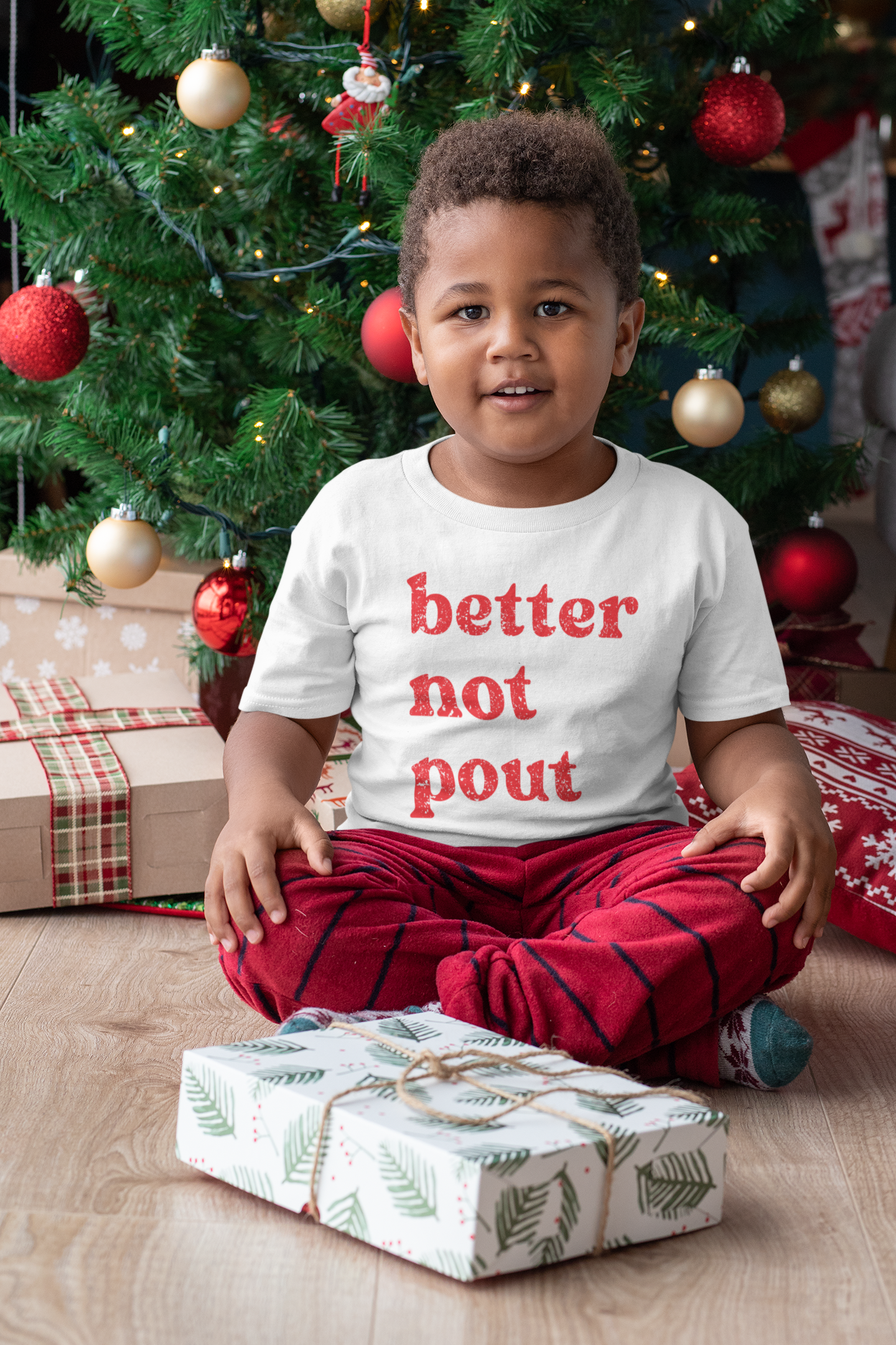 Better Not Pout Kids Tee